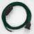  Lamp cable, RM21 dark green rayon 1.80 m. Choose the color of the switch and plug.
