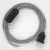  Lamp cable, RL02 sparkling silver rayon 1.80 m. Choose the color of the switch and plug.
