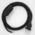 Lamp cord, RC04 black cotton 1.80 m. Choose the color of the switch and plug.