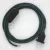  Lamp cable, RC30 stone gray cotton 1.80 m. Choose the color of the switch and plug.