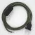  Lamp cable, RC63 green gray cotton 1.80 m. Choose the color of the switch and plug.