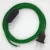  Lamp cable, RL06 sparkling green rayon 1.80 m. Choose the color of the switch and plug.