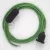  Lamp cable, RX08 Bronte cotton 1.80 m. Choose the color of the switch and plug.