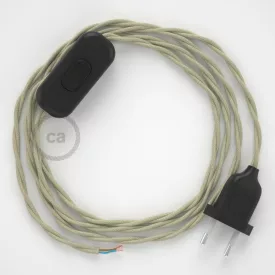   Lamp cable, TC43 dove cotton 1.80 m. Choose the color of the switch and plug.