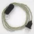 Lamp cable, TC43 dove cotton 1.80 m. Choose the color of the switch and plug.