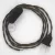  Lamp cable, TN04 brown natural linen 1.80 m. Choose the color of the switch and plug.