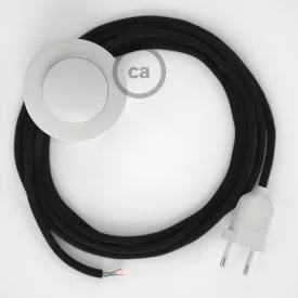    Lamp cable, RC04 black cotton 3 m. Choose the color of the switch and plug.