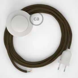    Connection base, RC13 brown cotton 3 m. Choose the color of the switch and plug.