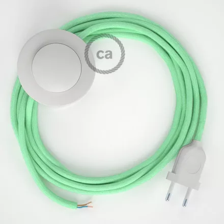  Cabling Base, RC34 milk and mint cotton 3 m. Choose the color of the switch and plug.
