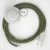  Wiring Base, RD72 thyme green striped cotton and natural linen 3 m. Choose the color of the switch and plug.