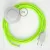  Wiring Base, RF10 neon yellow rayon 3 m. Choose the color of the switch and plug.