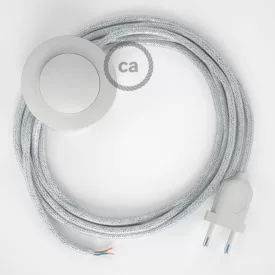    Wiring Base, RL01 sparkling white rayon 3 m. Choose the color of the switch and plug.