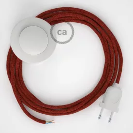    Connection base, RL09 Shiny red artificial silk 3 m. Select the color of the switch and connector.