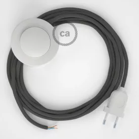    Connection base, RM03 gray artificial silk 3 m. Select the color of the switch and plug.