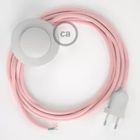    Connection base, RM16 pink rayon 3 m. Choose the color of the switch and plug.