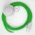 Wiring Base, RM18 lime green rayon 3 m. Choose the color of the switch and plug.