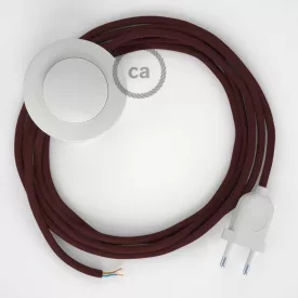    Connection Base, RM19 burgundy rayon 3 m. Choose the color of the switch and plug.