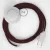  Connection Base, RM19 burgundy rayon 3 m. Choose the color of the switch and plug.