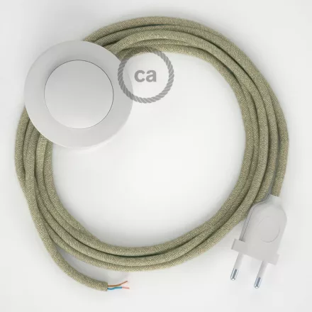  Connection Base, RN01 natural linen 3 m. Choose the color of the switch and plug.