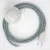  Connection base, RT14 Stracciatella Rayon 3 m. Choose the color of the switch and plug.