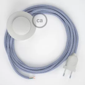    Connection base, RZ07 Purple ZigZag Rayon 3 m. Choose the color of the switch and plug.