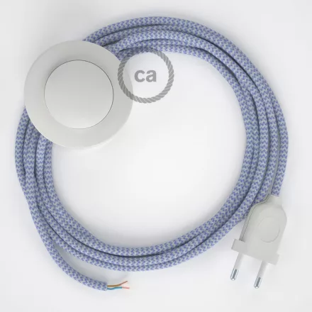  Connection base, RZ07 Purple ZigZag Rayon 3 m. Choose the color of the switch and plug.