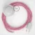  Connection base, RZ08 Fuchsia ZigZag Rayon 3 m. Choose the color of the switch and plug.