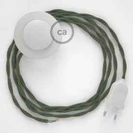   Connection Base, TC63 Green Gray Cotton 3 m. Select the color of the switch and connector.