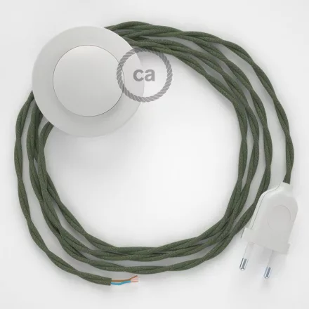Connection Base, TC63 Green Gray Cotton 3 m. Select the color of the switch and connector.