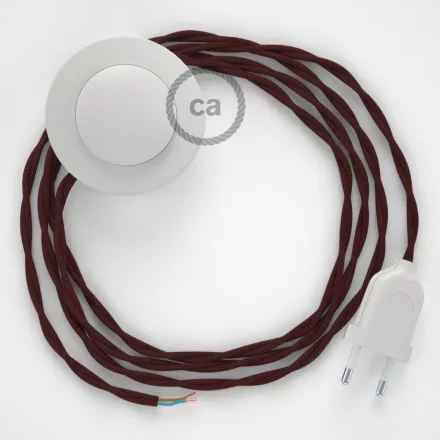  Connection base, TM19 burgundy rayon 3 m. Select the color of the switch and connector.
