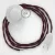  Connection base, TM19 burgundy rayon 3 m. Select the color of the switch and connector.