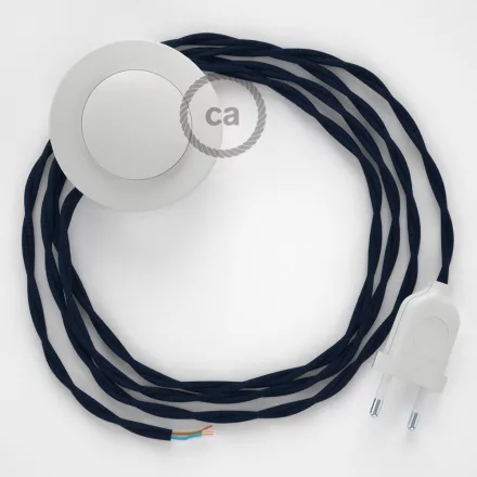 Connection base, TM20 dark blue rayon 3 m. Select the color of the switch and connector.