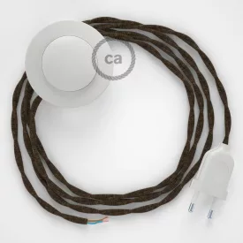    Connection base, TN04 Brown natural canvas 3 m. Select the color of the switch and connector.