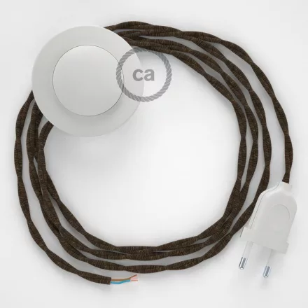  Connection base, TN04 Brown natural canvas 3 m. Select the color of the switch and connector.