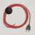 Light red cable lamp cord, 3 m