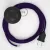  Connection base, RM14 purple rayon 3 m. Select the color of the switch and plug.