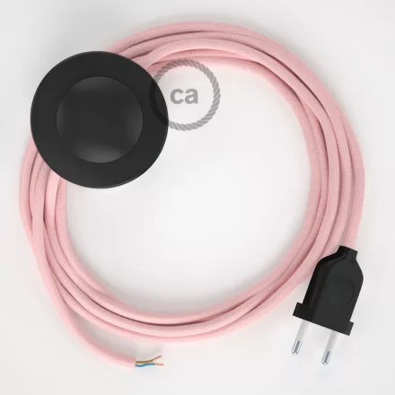 Connection base, RM16 Baby Pink Rayon 3 m. Choose the color of the switch and plug.