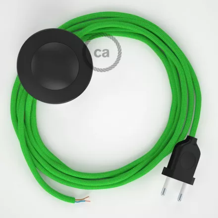  Connection base, RM18 lime green rayon 3 m. Choose the color of the switch and plug.