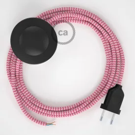   Connection base, RZ08 Fuchsia ZigZag Rayon 3 m. Select the color of the switch and plug.