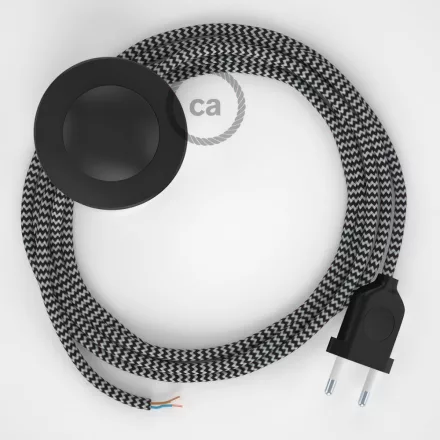  Connection base, RZ04 Black ZigZag Rayon 3 m. Select the color of the switch and connector.