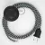  Connection base, RP04 white-black two-tone rayon 3 m. Select the color of the switch and connector.