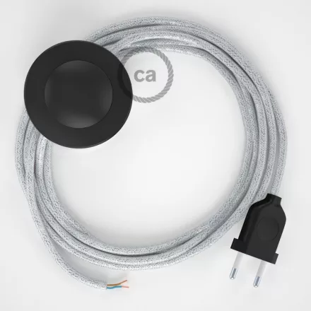  Connection base, RL01 Sparkly White Rayon 3 m. Choose the color of the switch and connector.