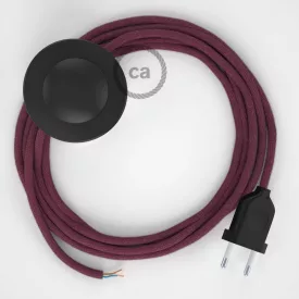   Connection base, RC32 Burgundy Cotton 3 m. Select the color of the switch and connector.