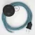 Connection base, RC53 Ocean Cotton 3 m. Choose the color of the switch and connector.