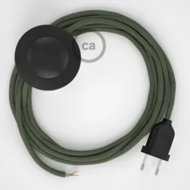    Connection base, RC63 green gray cotton 3 m. Select the color of the switch and plug.