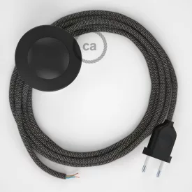    Connection base, RD74 anthracite zigzag cotton and natural linen 3 m. Select the color of the switch and connector.