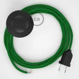    Connection base, RL06 Shimmering green artificial silk 3 m. Select the color of the switch and connector.