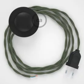    Connection base, TC63 Green Gray Cotton 3 m. Select the color of the switch and connector.