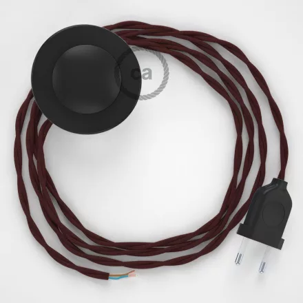  Connection base, TM19 burgundy rayon 3 m. Select the color of the switch and connector.