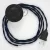Connection base, TM20 dark blue rayon 3 m. Select the color of the switch and connector.